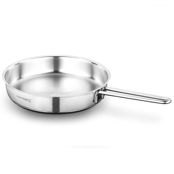 Korkmaz Perla 24cm Stainless Steel Fry Pan – 2.0L