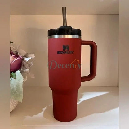 Stanley Quencher H2.0 Tumbler 40 oz - Soft Matte | Red Rust