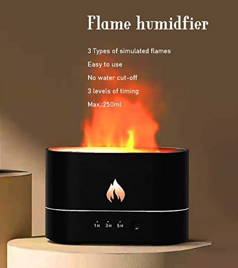 Flame Humidifier and Aroma Diffuser With RGB colors