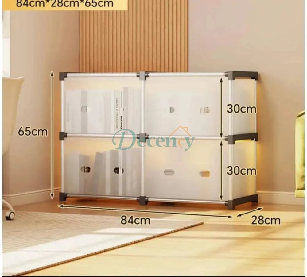 Multipurpose Transparent Storage  Shelf