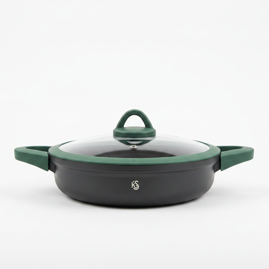 Original Kitchen Star non-stick cooking pots set on induction