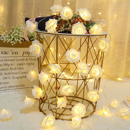 Warm White Rose Fairy Lights