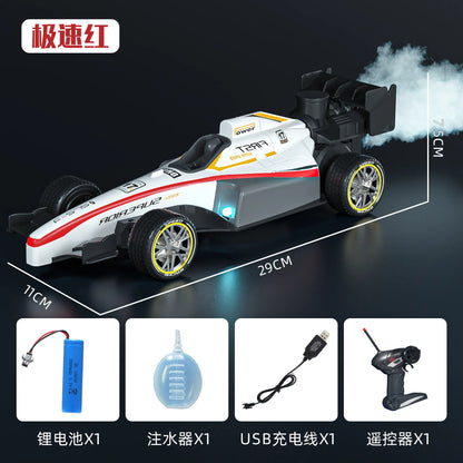 F1 Formula Drift Stunt Spray Remote Control Car High Speed Drift Racing RC Car Kid Toy