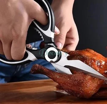 5-in-1 Heavy Duty Stainless Steel Kitchen Scissors & Shears