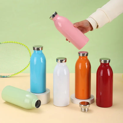 500ml Insulated Stainless Steel Water Bottle - Leakproof & BPA Free
