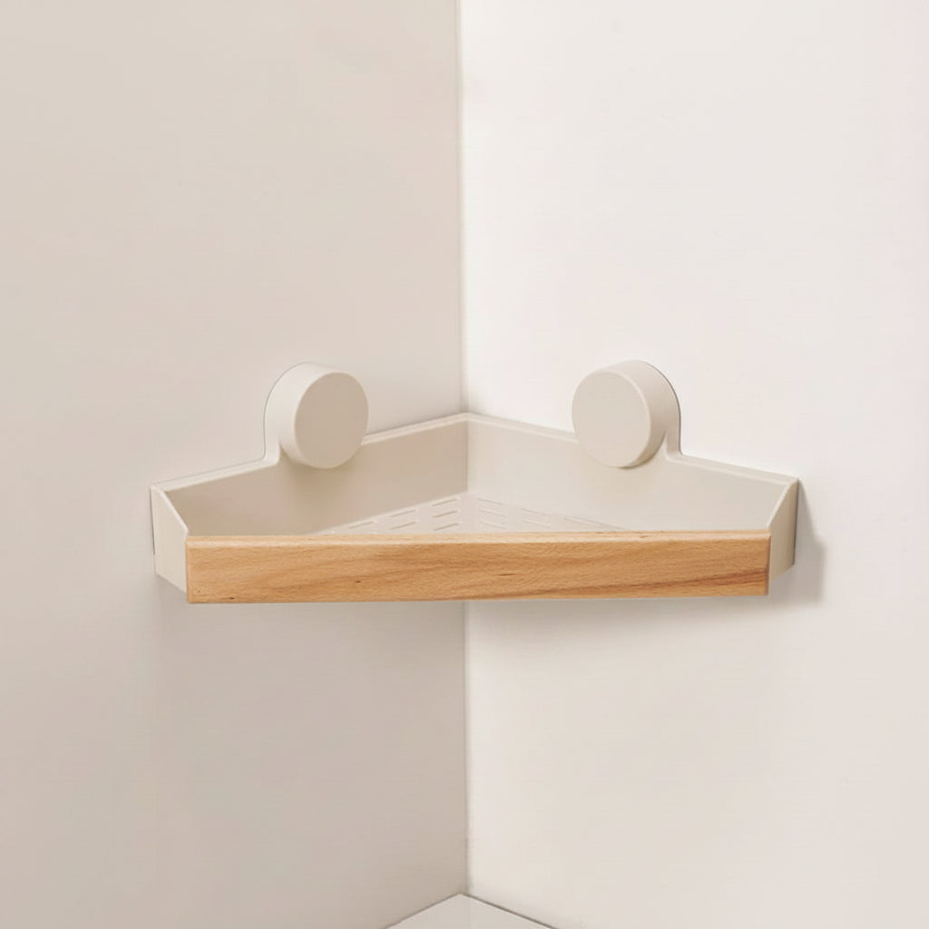 AquaLine Self-Adhesive Wall Mount Corner Rack Shelf