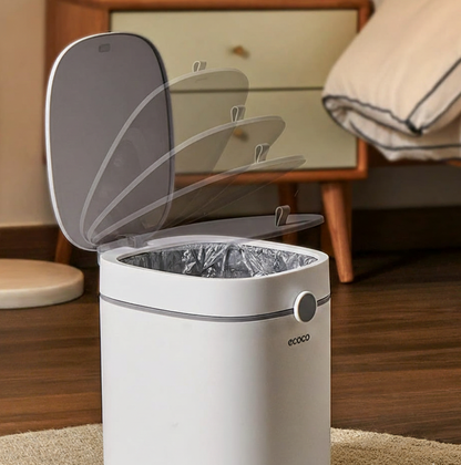 Ecoco 12L Smart Pedal Dustbin - Modern Trash Can