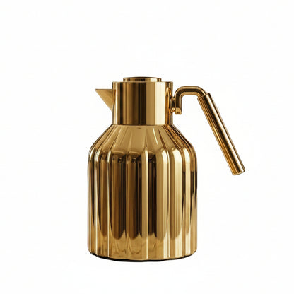Feenik Gold Vacuum Flask 1L – Stainless Steel Tea & Coffee Thermos