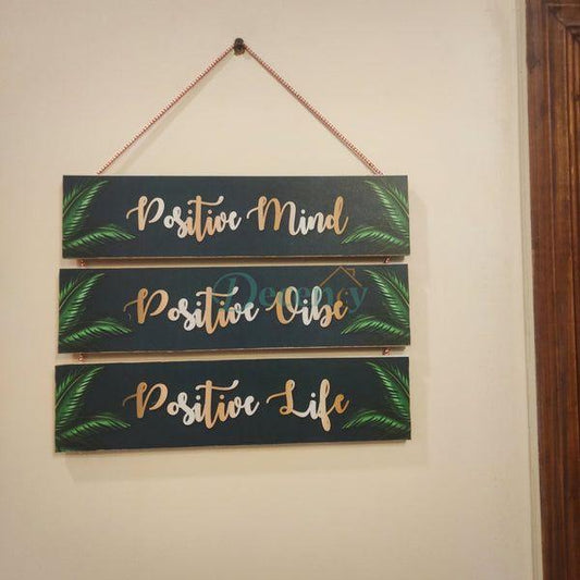 Home decoration motivational quotation hanging beautiful color wall decoration hanging