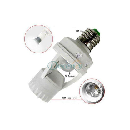 Motion Sensor LED Bulb Holder , Auto On/Off Light Control Sensor