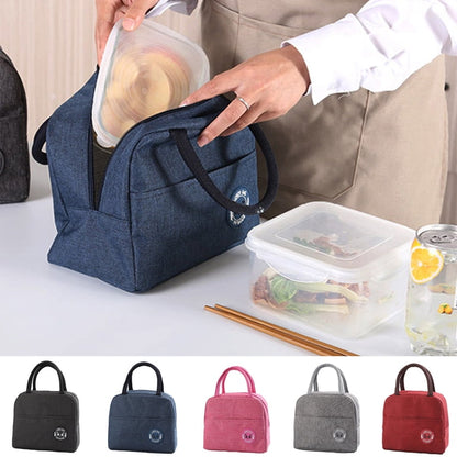Imported Insulated Thermal Lunch Bag Waterproof Food Storage Tote for Office & School