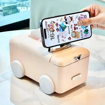 Cute Mini Car Tissue Box Dispenser for Home & Desk Decor