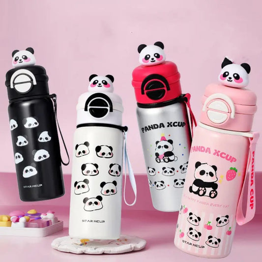 Panda XCup 520ml Stainless Steel Water Bottle - Insulated Kids Flask