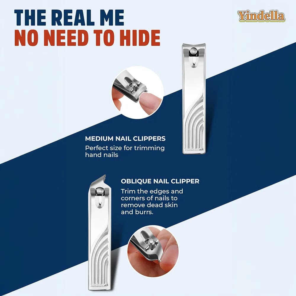 Travel Manicure Set Mini Suitcase Nail Clipper Kit