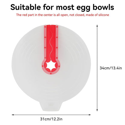 Anti-Splatter Mixing Bowl Guard – Silicone Egg Beater Shield
