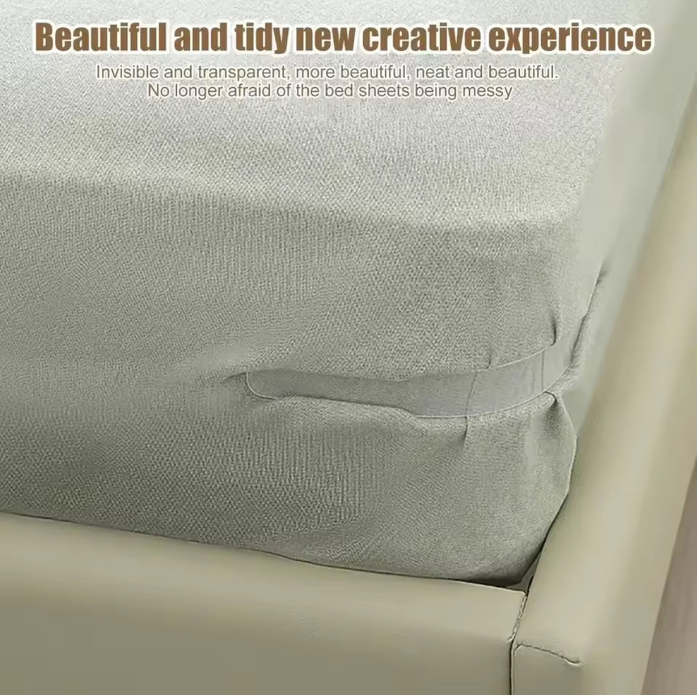 Adjustable Bed Sheet Fastener Clips & Mattress Holder Set