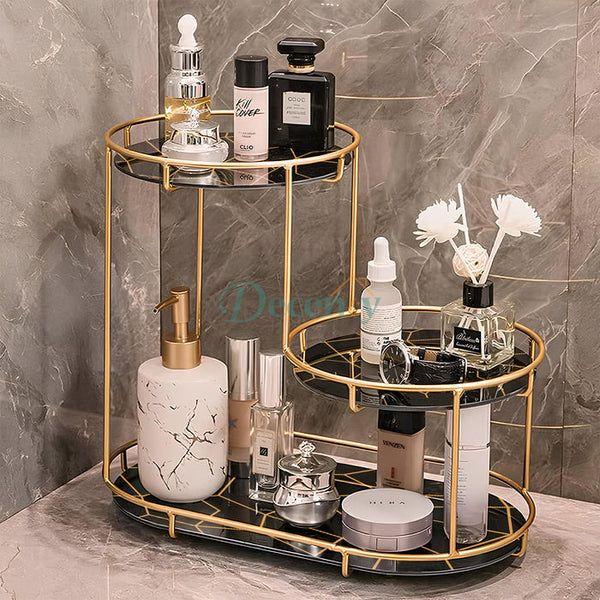 3-Tier Golden Vanity Stand