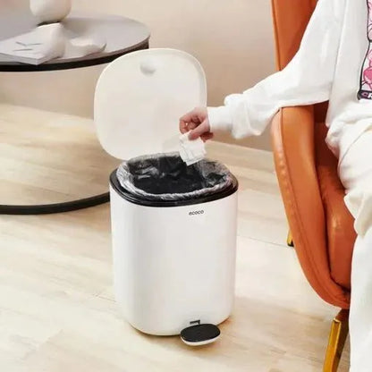 Ecoco 11L Hydraulic Pedal Dustbin with Inner Bucket