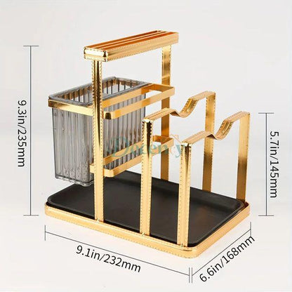 Stainless Steel Luxurious Knife and Chopsticks Rack