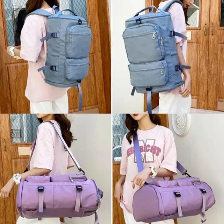 Multifunctional Convertible Travel Duffle Bag Backpack