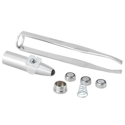 Precision Stainless Steel LED Tweezers for Eyebrows & Facial Hair