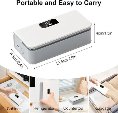 Portable Mini Bag Sealer with LCD Display & Hidden Cutter