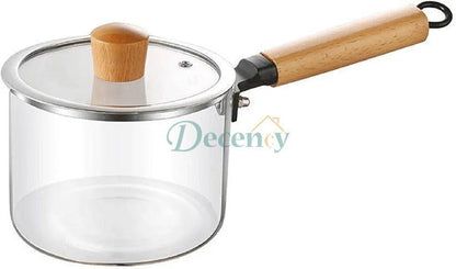 Glass Cooking Pan  (2200ML)