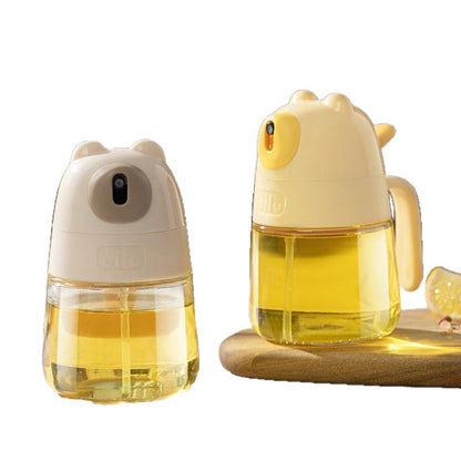 Glass  Oil Bottle Oil Container Seasoning Bottle Leak Proof Oil tank Pot 300ml