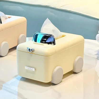Cute Mini Car Tissue Box Dispenser for Home & Desk Decor