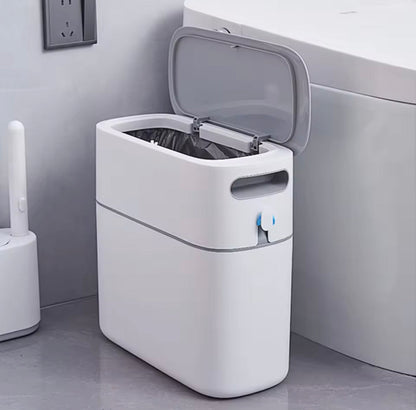 Ecoco 8L Push Button Modern Trash Can for Bathroom & Kitchen