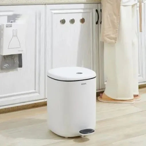 Ecoco 11L Hydraulic Pedal Dustbin with Inner Bucket