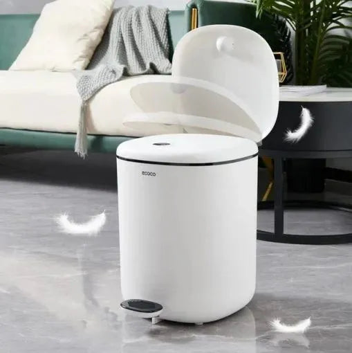 Ecoco 11L Hydraulic Pedal Dustbin with Inner Bucket