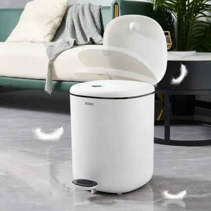 Ecoco 11L Hydraulic Pedal Dustbin with Inner Bucket