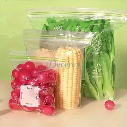 Sealed Food Storage Zip Lock Bag (3 Different Sizes)