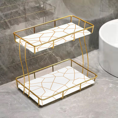 2-Tier Rectangular Golden Vanity Stand Regular priceRs.3,500.00 PKR