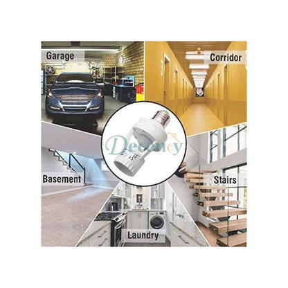 Motion Sensor LED Bulb Holder , Auto On/Off Light Control Sensor