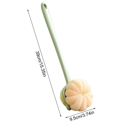 Heavy Duty Bath Brush Long Handle Loofah Body Scrubber for Shower