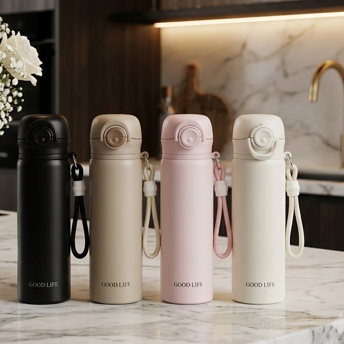 Good Life Vacuum Insulated Stainless Steel Water Bottle 500ml