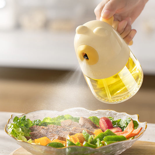 Glass  Oil Bottle Oil Container Seasoning Bottle Leak Proof Oil tank Pot 300ml