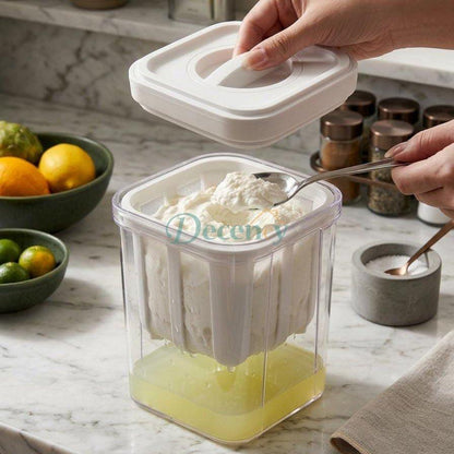 Portable Greek Yogurt Strainer Cup with Fine Mesh Filter