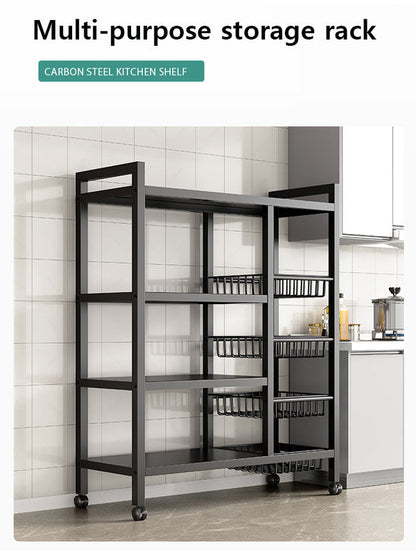 Four-layer Kitchen Basket Storage Rack