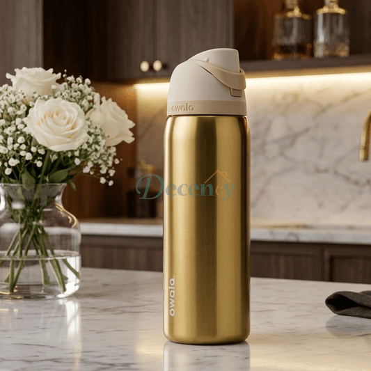 Owala FreeSip Stainless Steel Water Bottle Golden Tune - 32 oz