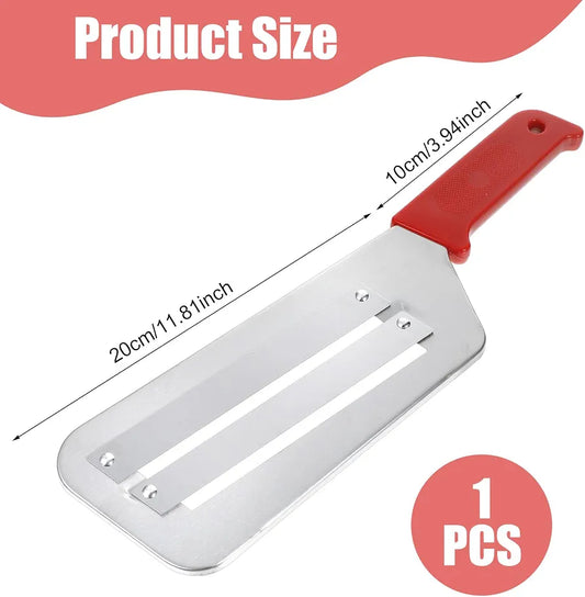 Dual Stainless Steel Blade Cabbage Slicer & Shredder Knife