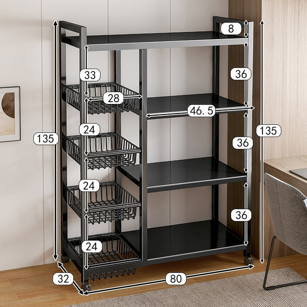 Four-layer Kitchen Basket Storage Rack