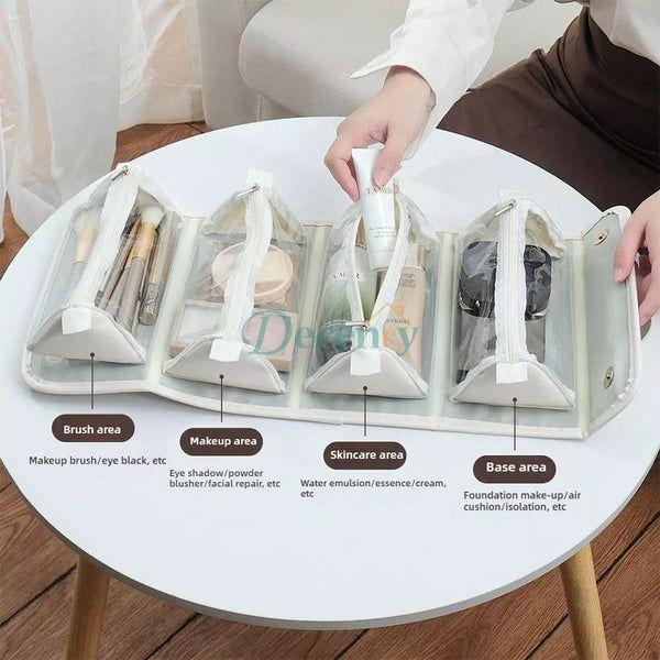 Foldable Large Capacity Travel Cosmetic Bag