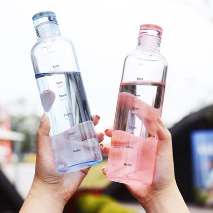 Water bottle with Time Marker Cover (500/1000 ML)