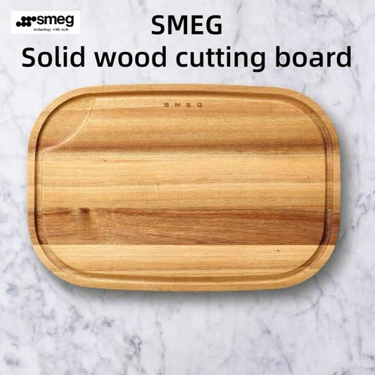 SMEG Premium Acacia Wood Cutting Board – Durable & Elegant Kitchen Essential