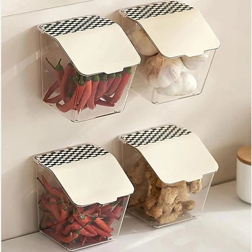 1 Pc Wall-mounted Kitchen Storage Box