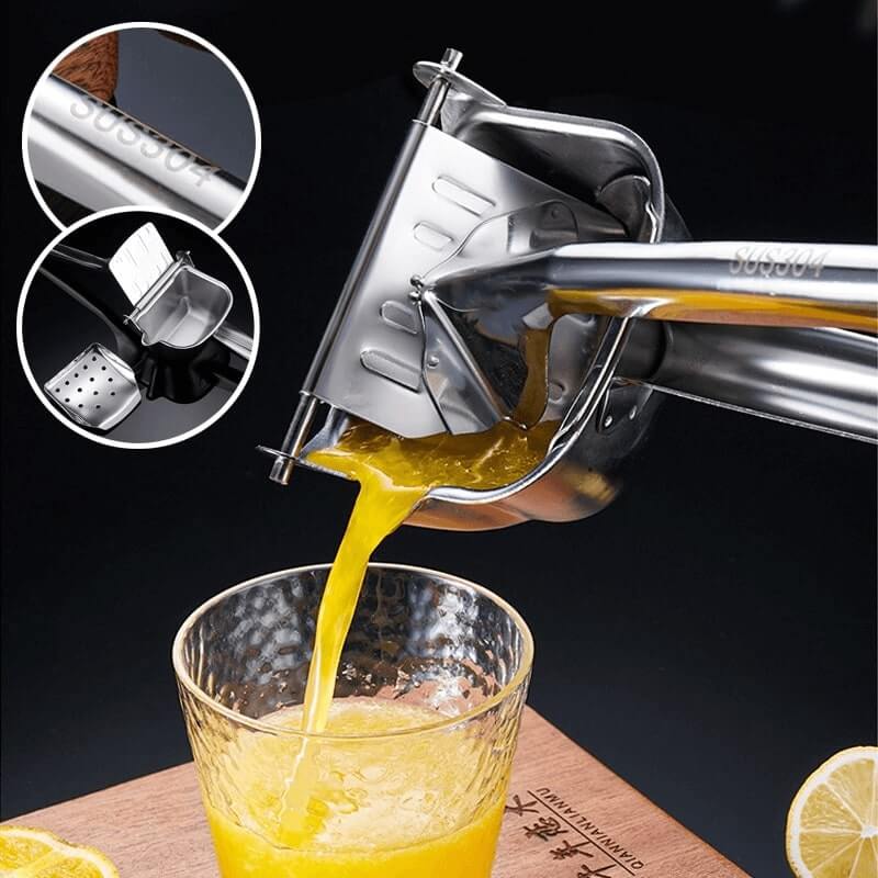 STAINLESS STEEL MANUAL FRUIT JUICER / SQUEEZER