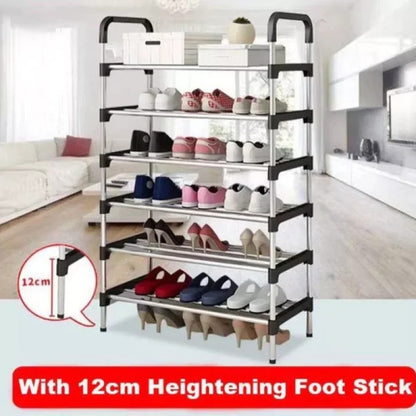 6 Layer Amazing Shoe Rack Stainless Steel